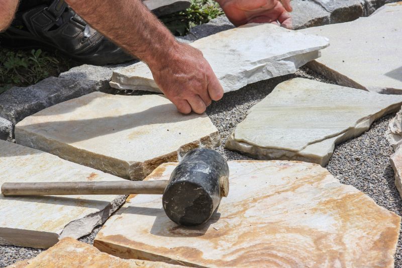Natural Stone Pavers in Use
